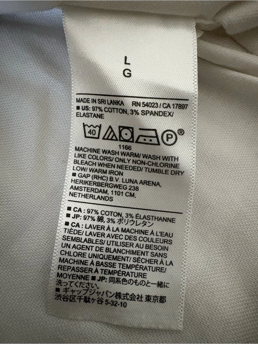 Banana Republic White Long-Sleeve Dress Shirt